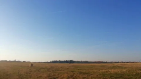 Tractor motion at rural field Stock Footage 97396091