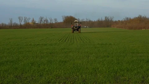 The tractor moves Stock Footage 106556691