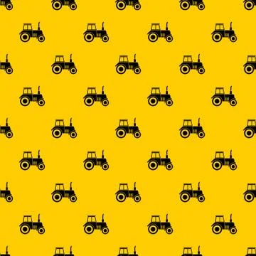 Tractor pattern vector Stock Illustration