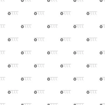 Tractor plow pattern seamless vector Stock Illustration