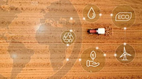 Tractor with plowing technology Stock Photos