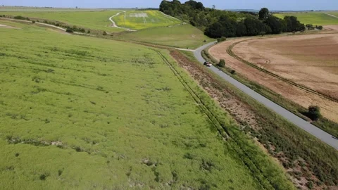 Tractor on public highway Stock Footage 135531536