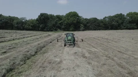 Tractor Pull Back Low Stock Footage 158347467
