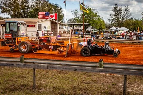 Tractor Pull Event Stock Photos