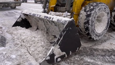 Tractor removal snow Stock Footage 227122662