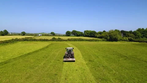 Tractor Rolling, distant rear Stock Footage 243029737