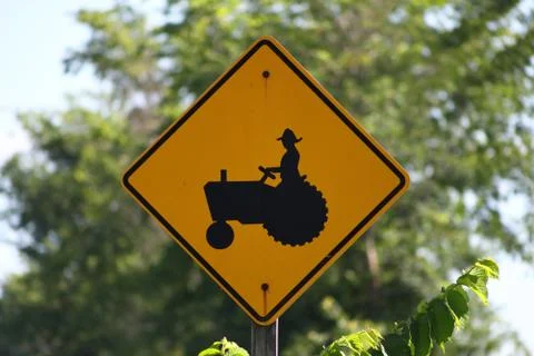 Tractor Sign Stock Photos