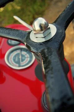 Tractor steering wheel and panel Stock Photos