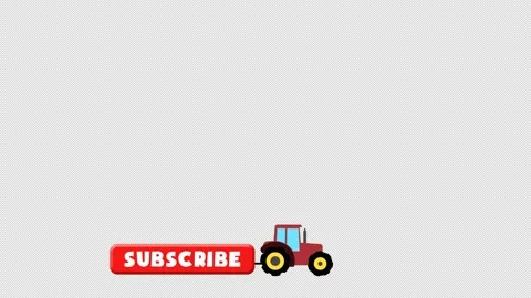 Tractor subscribe -  left to right constant speed Vidéo 239082678