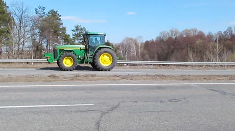 Tractor in switzerland Stock Footage 23554631