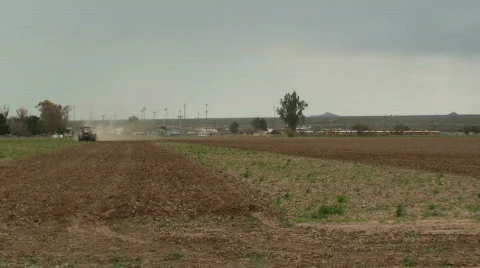 Tractor Time Lapse Stock Footage
