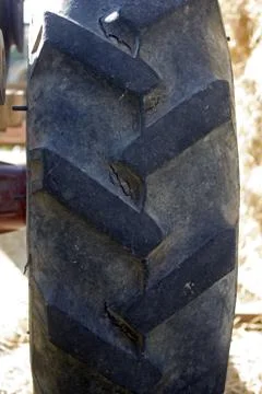 Tractor tires Stock Photos
