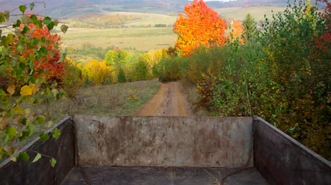 Tractor trailer Stock Footage 32146537