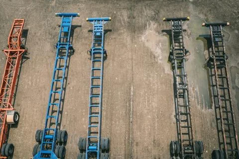 Tractor trailers Stock Photos