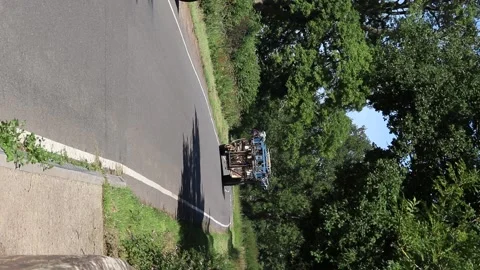 Tractor traveling 库存影片 134934820