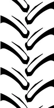 Tractor tread pattern Stock Illustration