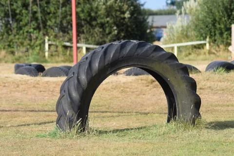 Tractor Tyre Stock Photos