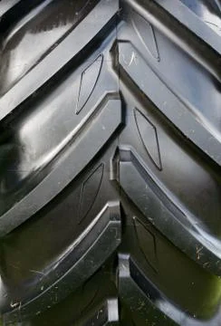 Tractor Tyre Tread Stock Photos