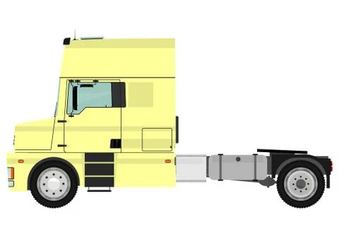 Tractor unit Stock Illustration