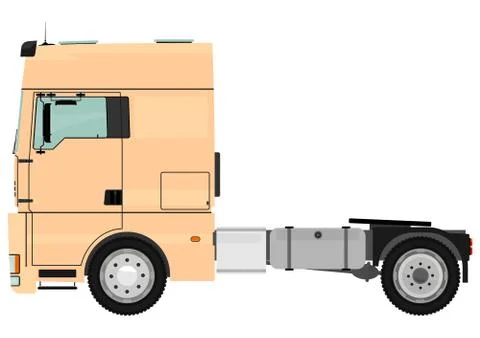 Tractor unit Stock Illustration