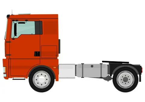 Tractor unit Illustrazione stock