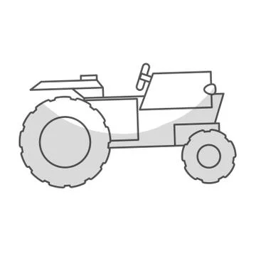 Tractor vehicle icon イラスト素材