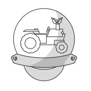 Tractor vehicle icon イラスト素材