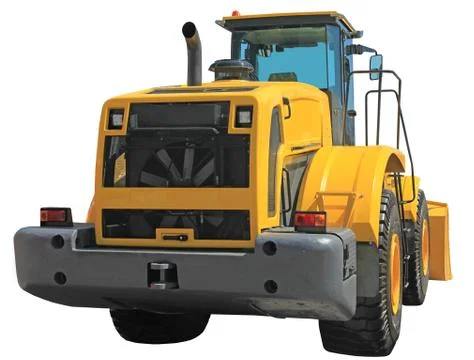 Tractor on wheels Stock Photos