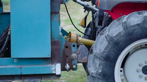 Tractor work in farming field Video stock 274414891