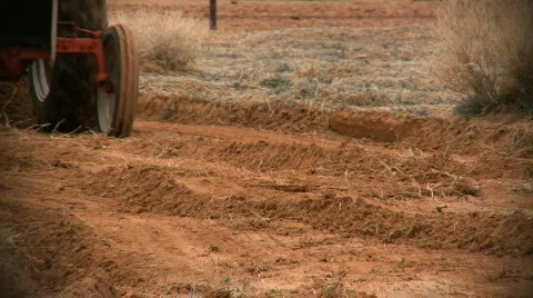 Tractor at Work Stock Footage 75665