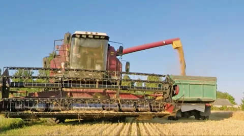 Tractor at work Stock Footage 53145180