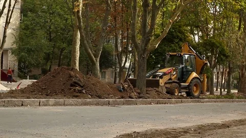 Tractor At Work Stock Footage 81340765