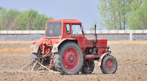 Tractor work Stock Photos