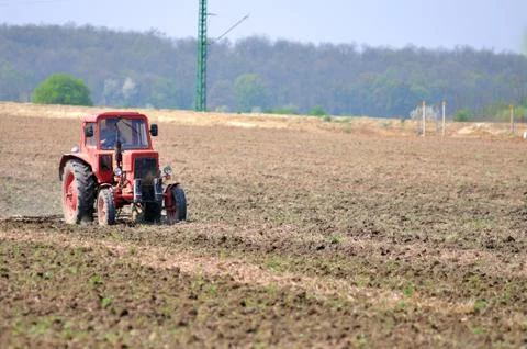 Tractor work Stock Photos