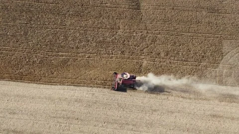 Tractor working in corn field Stock Footage 237101822