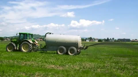 Tractor working on the field Video stock 8987707