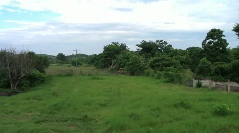Tractor working in the fields in ecuador Stock Footage 10860240