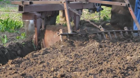 Tractor working Video stock 10741468