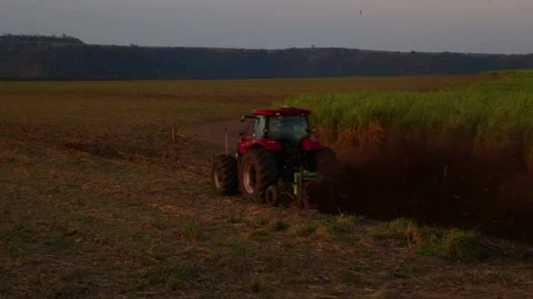 Tractor working  Stock Footage 154917600