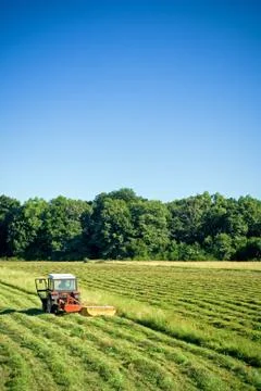 Tractor working Stock Photos