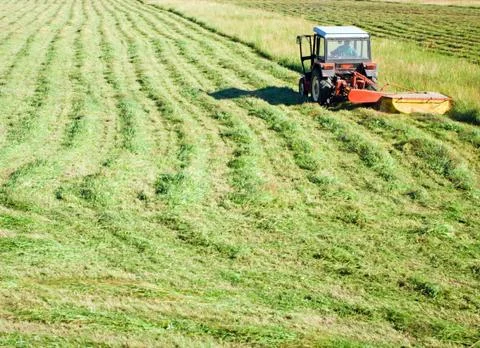 Tractor working Stock Photos