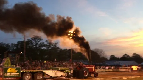 Tractorpulling Stock Footage 95596393