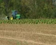 Tractors Discing And Sowing Field SD Footage