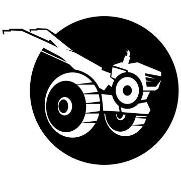 The Tractor's Essential Role Stock Illustration