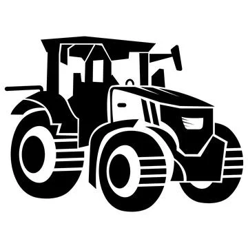The Tractor's Essential Role Stock Illustration