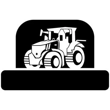 The Tractor's Essential Role Stock Illustration