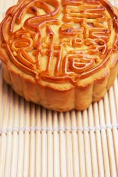 Tradditional mooncake Stock Photos