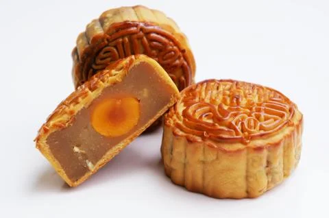 Tradditional mooncakes Stock Photos