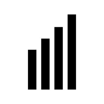 Trade bars icon Stock Illustration