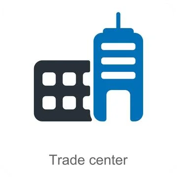 Trade Center Stock Illustration